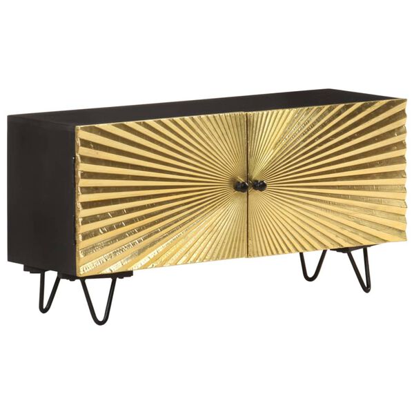 vidaXL Móvel de TV 90x30x45 cm madeira de mangueira maciça