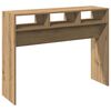 vidaXL Mesa consola 105x30x80 cm derivados madeira carvalho artisiano