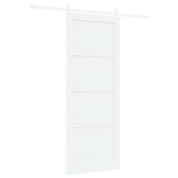 vidaXL Porta Deslizante ORKDAL Branco 83 x 211 cm