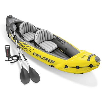 Intex Kayak insuflável Explorer K2 312x91x51 cm 68307NP