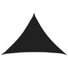 vidaXL Vela de Sombra Preto 7 x 5 x 5 m HDPE