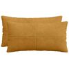 vidaXL Capa almofada 2 pcs ALMELO Amarelo 40 x 80 cm cord&atilde;o