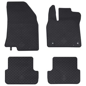 vidaXL Tapete de carro 4 pcs Preto Adequado para SANDERO 2020-