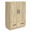 vidaXL Buffet Carvalho Sonoma 66 x 34,5 x 92 cm Derivados de Madeira