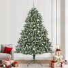 vidaXL &Aacute;rvore de Natal Artificial Verde 240 cm PVC, Pl&aacute;stico e A&ccedil;o
