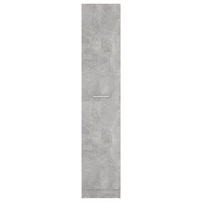vidaXL Armário boticário 30x42,5x150 cm contraplacado cinzento cimento