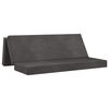 vidaXL Sof&aacute; Cama Dobr&aacute;vel 180 x 67 x 45 cm Cinzento-Escuro