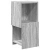 vidaXL Arm&aacute;rio de canto 25,5x25x55cm Derivados de Madeira Cinza Sonoma
