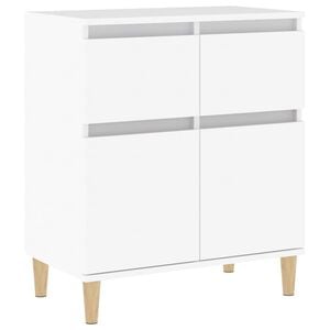 vidaXL Aparador 60x35x70 cm derivados de madeira branco