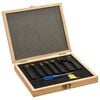vidaXL 12 pcs conj. ferramentas torneamento intercamb. 12x12mm 80mm