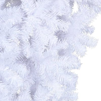 vidaXL Árvore de Natal artificial invertida com suporte 150 cm branco