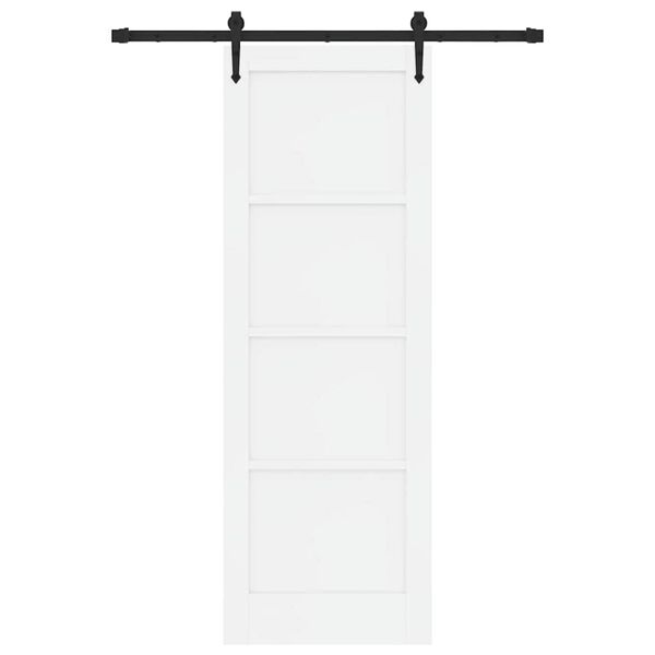 vidaXL Porta Deslizante ORKDAL Branco 73,5 x 211 cm