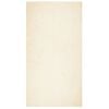 vidaXL Tapete pelo curto macio e lav&aacute;vel HUARTE 60x110 cm cor creme
