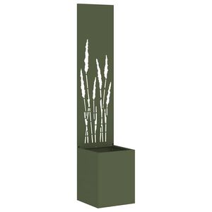 vidaXL Tela de Privacidade para Jardim Verde-oliva 32 x 32 x 150 cm