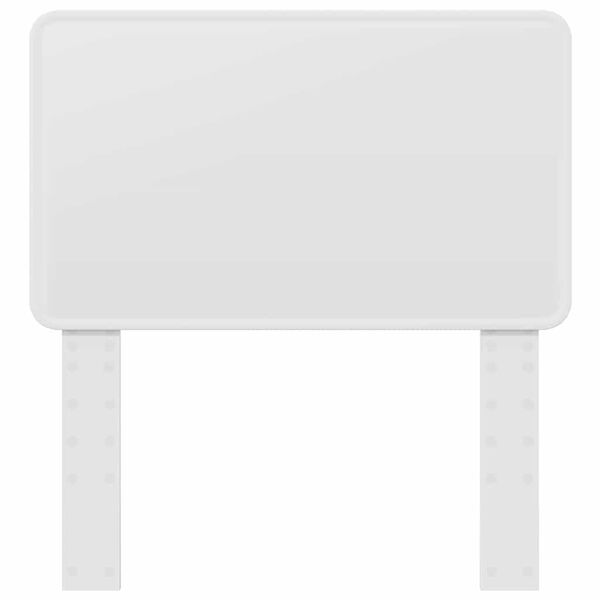 vidaXL Cabeceira com cabeceira Branco 75 cm Madeira processada