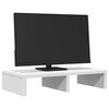 vidaXL Suporte para monitor 50x27x10 cm derivados de madeira branco