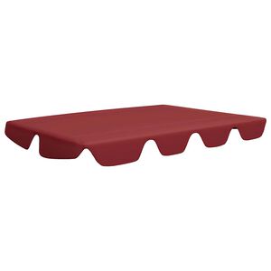 vidaXL Toldo suplente p/ baloi&ccedil;o de jardim vermelho tinto