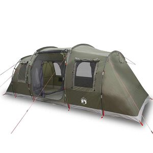 vidaXL Tenda de campismo t&uacute;nel p/ 4 pessoas imperme&aacute;vel verde azeitona