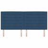 vidaXL Cabeceira Azul 200 cm tecido