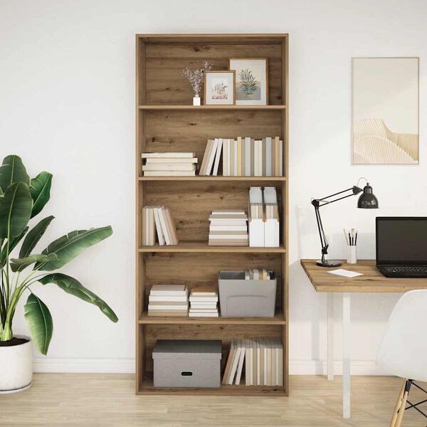 vidaXL Estante 80x30x189 cm derivados de madeira carvalho artisiano