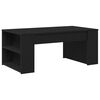 vidaXL Mesa de centro Carvalho Preto 102 x 55 x 42 cm