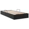 vidaXL Cama com Armazenamento Preto 90 x 190 cm Couro sint&eacute;tico