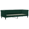 vidaXL Sof&aacute;-cama c/ gavet&atilde;o e gavetas 80x200cm veludo verde-escuro