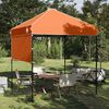 vidaXL Tenda de Toldo Manual Laranja 194 x 194 x 251 cm tecido