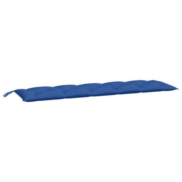 vidaXL Almofadão p/ banco de jardim 180x50x7 cm tecido oxford azul