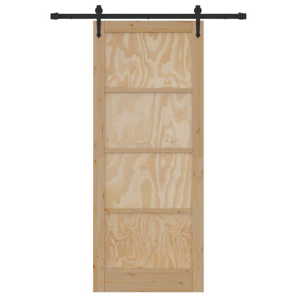 vidaXL Porta Deslizante ORKDAL Castanho 86 x 211 cm