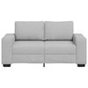 vidaXL Sof&aacute; de 2 lugares 120 cm tecido cinzento nublado