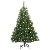vidaXL &Aacute;rvore de Natal Artificial com 150 LEDs Verde 120 cm PE e PVC