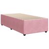 vidaXL Estrutura de cama 90x190 cm veludo rosa
