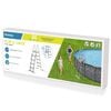 Bestway Escada para piscinas Flowclear com 4 degraus 132 cm