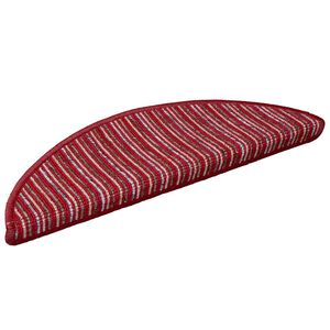vidaXL Tapetes Adesivos para Escadas 15 unid. 56 x 17 x 3 cm Non-Slip