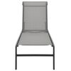 vidaXL Espreguiçadeiras com mesa 2 pcs textilene e aço