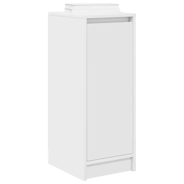 vidaXL Sapateira 29,5x34x76 cm derivados de madeira branco