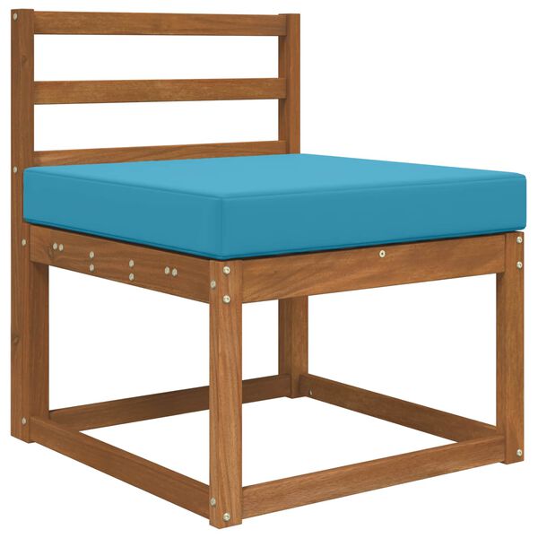 vidaXL Almofada para Sof&aacute; Externo Azul Royal 60 x 60 x 8 cm Poli&eacute;ster