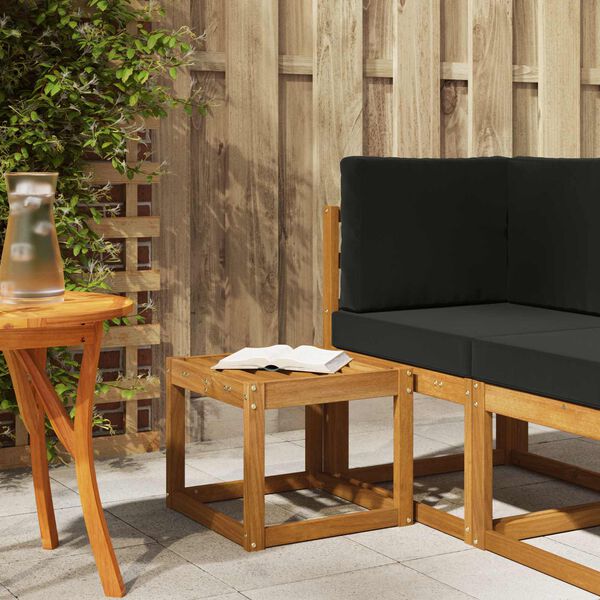 vidaXL Banco de Banquinho Natural 43 x 43 x 37 cm