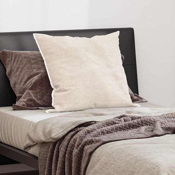 vidaXL Almofada com travesseiro Branco 60 x 70 cm Algod&atilde;o