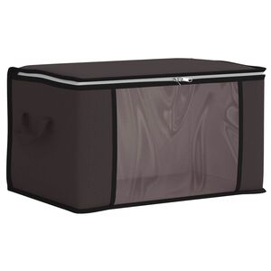 vidaXL Caixa de Armazenamento com Janela Lateral Transparente