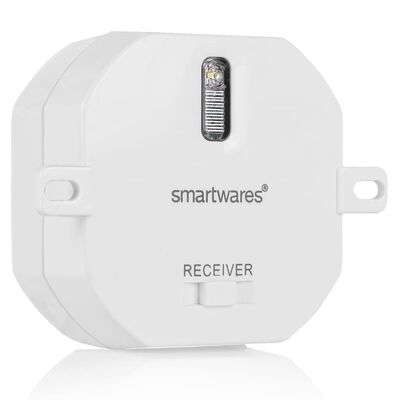 Smartwares Conjunto interruptores de luz para quarto 8x8x1,7 cm branco
