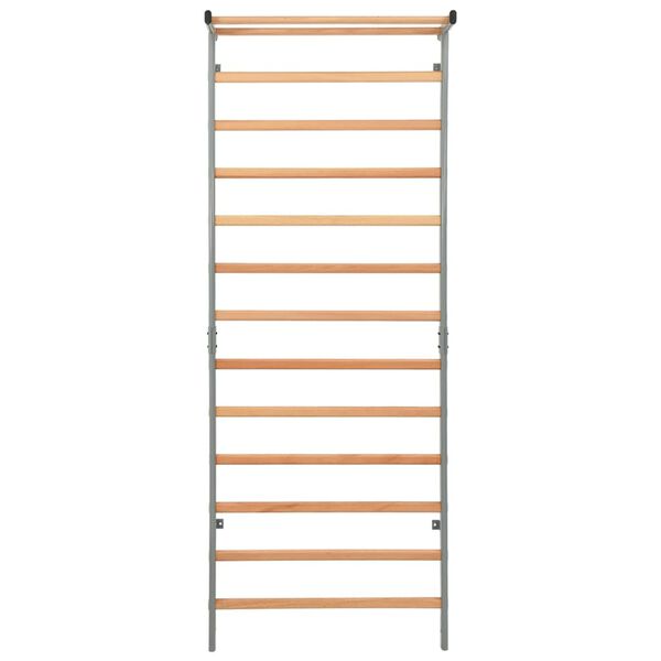 vidaXL Espaldar de gin&aacute;stica para interior 90x30x236 cm