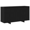 vidaXL Buffet Carvalho Preto 135 x 41 x 75 cm Derivados de Madeira