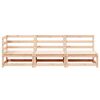 vidaXL 3 pcs conjunto lounge de jardim pinho maciço