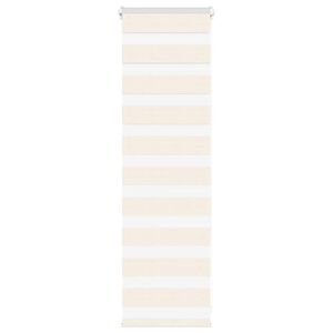 vidaXL Cortina de zebra 45x100 cm largura do tecido 40,9 cm poli&eacute;ster