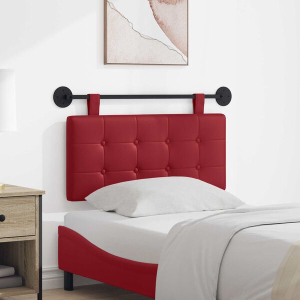 vidaXL Cabeceira Suspensa Montado na parede Couro Sint&eacute;tico