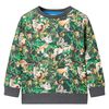 vidaXL Sweatshirt para crian&ccedil;a azul-petr&oacute;leo 104