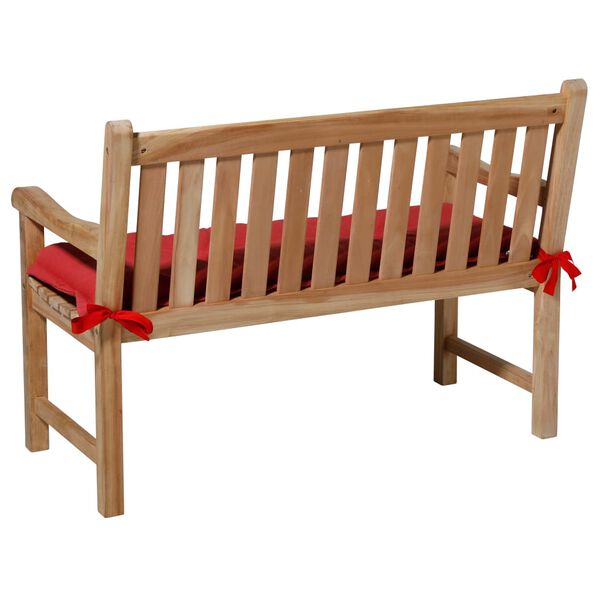 Madison Almofad&atilde;o para banco Panama 180x48 cm vermelho tijolo