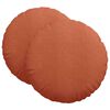 vidaXL Almofadas de Assento 2 unid. Tecido de Veludo Cotele &Oslash; 80 cm